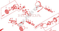 BLINKER für Honda REBEL 125 geschwindigkeitsbeschraekung 1998
