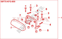 GEPAECKTRAEGER für Honda PANTHEON 150 FES 2000