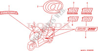 MARKE/STREIFEN (E/ED/F/2E/2ED/2F) für Honda AROBASE 125 2000