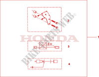 HEATED GRIP ATT. für Honda 125 VARADERO DELUXE 2007