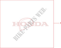 TOP CASE KISSEN für Honda 125 VARADERO DELUXE 2007