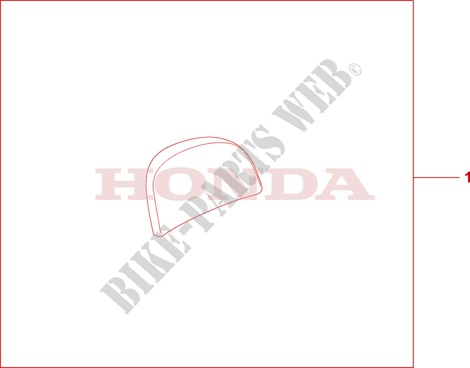 TOP CASE KISSEN für Honda 125 VARADERO 2007