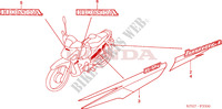STREIFEN/MARKE(ANF1253/5/6) für Honda INNOVA 125 2004