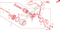 ANLASSER für Honda CBR 125 BLEU 2005
