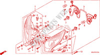 SCHEINWERFER (FES1257/A7)(FES1507/A7) für Honda S WING 150 FES 2007