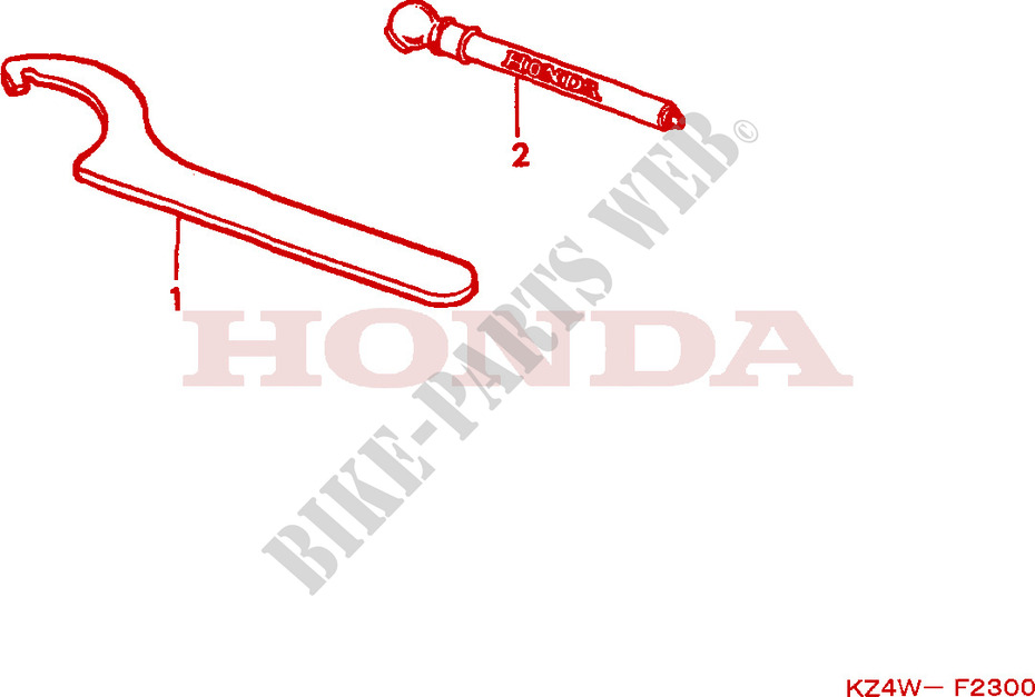 WERKZEUGE für Honda CR 125 R 1998