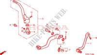 PEDAL/KICKSTARTER ARM für Honda CR 125 R 2000