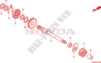 KICKSTARTERSPINDEL für Honda INNOVA 125 2011
