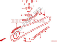 NOCKENWELLENKETTE/SPANNVORRICHTUNG für Honda INNOVA 125 2012