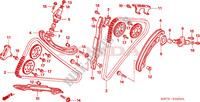 NOCKENWELLENKETTE/SPANNVORRICHTUNG für Honda XL 1000 VARADERO OTHERS COLORS 2006