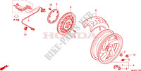 HINTERRAD für Honda GL 1800 GOLD WING ABS 2011