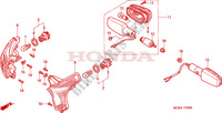 BLINKER für Honda TRANSALP 650 2000