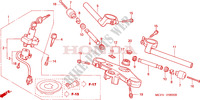 ROHRGRIFF/OBERE BRUECKE für Honda VTR 1000 SP1 100CV 2000