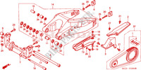 SCHWINGE (CBR900RRY,1/RE1) für Honda CBR 929 RR FIREBLADE 2000