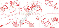 BLINKER (E/ED/EK/F/G/H/KO) für Honda CB 900 F HORNET 2007