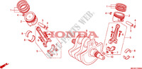 KURBELWELLE für Honda SHADOW VT 750 BLACK 2011