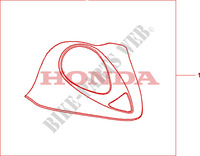 CENTER *CR PLATE* für Honda 700 DN01 2010