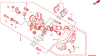 FESTSTELLBREMSSATTEL für Honda 700 DN01 EASY RIDER 2008