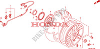 HINTERRAD für Honda 700 DN01 2010