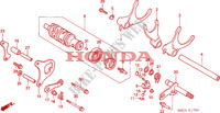 SCHALTTROMMEL/SCHALTGABEL für Honda CB 1300 BI COULEUR 2005