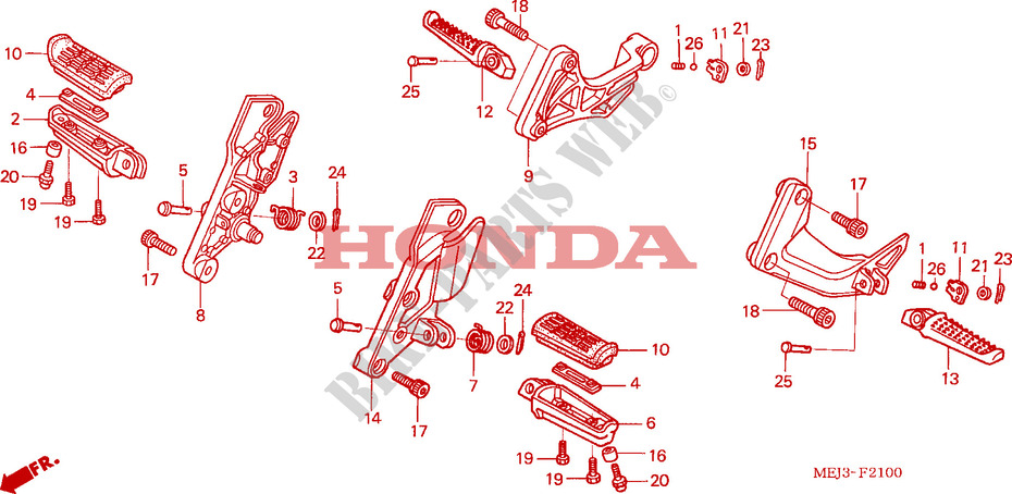 STUFE für Honda CB 1300 2003