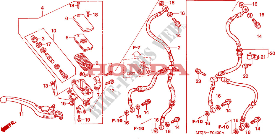 VORDERRADBREMSE(CB1300/F/F1/S) für Honda CB 1300 2003