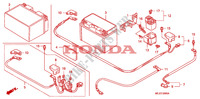 BATTERIE für Honda CB 1300 ABS FAIRING 2006