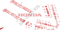 NOCKENWELLE/VENTIL für Honda CBR 1000 RR FIREBLADE 2007
