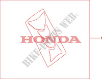 TANKSCHUTZ für Honda CBR 1000 RR FIREBLADE 2005