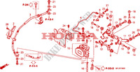 HINTERE VENTILEINHEIT für Honda CBR 600 RR ABS NOIRE 2011