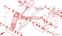 KISSEN, HINTEN für Honda CBR 600 RR ABS NOIRE 2011