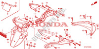 KOTFLUEGEL, HINTEN für Honda CBR 600 RR ABS TRICOLORE 2011