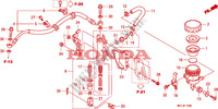 BREMSPUMPE HINTEN für Honda CBR 1000 RR FIREBLADE ORANGE 2010