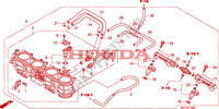 DROSSELKLAPPENGEHAEUSE für Honda CBR 1000 RR FIREBLADE BLACK 2010