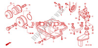 OELWANNE/OELPUMPE für Honda CBR 1000 RR FIREBLADE ORANGE 2010
