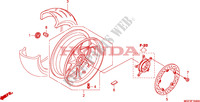 HINTERRAD für Honda VFR 1200 F 2012
