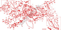 KURBELGEHAEUSEABDECKUNG für Honda VFR 1200 DCT 2011