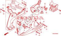 UNTERER WINDLAUF für Honda VFR 1200 F 2011