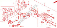HINTERRAD BREMSSATTEL für Honda CBF 1000 F ABS 98HP 2010