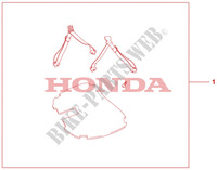 KIT MAT AND STRAP für Honda CBF 1000 F ABS 98HP 2010
