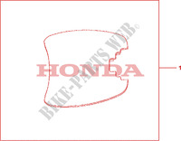 MAT SET 35 L TOP BOX für Honda CBF 1000 F ABS 2010