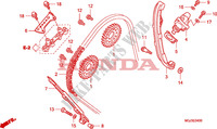 NOCKENWELLENKETTE/SPANNVORRICHTUNG für Honda CBF 1000 F 2010