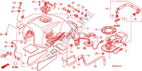KRAFTSTOFFTANK/KRAFTSTOFFPUMPE(CBF600N/NA) für Honda CBF 600 NAKED 34HP 2010