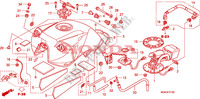 KRAFTSTOFFTANK/KRAFTSTOFFPUMPE(CBF600S/SA) für Honda CBF 600 FAIRING ABS 34HP 2010