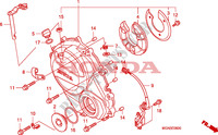 KURBELGEHAEUSEABDECKUNG für Honda CBF 600 NAKED 34HP 2010