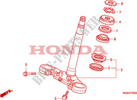 LENKSCHAFT für Honda CBF 600 FAIRING ABS 34HP 2010