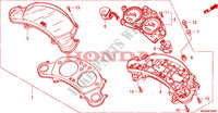 MESSGERAET(CBF600S/SA) für Honda CBF 600 FAIRING ABS 34HP 2010
