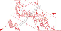 VORDERRAD BREMSSATTEL(L.) (CBF600SA/NA) für Honda CBF 600 FAIRING ABS 34HP 2010