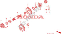 KICKSTARTERSPINDEL für Honda CR 500 R 1991