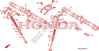 NOCKENWELLE/VENTIL für Honda CBR 1000 2 BULB HEADLIGHT 1989